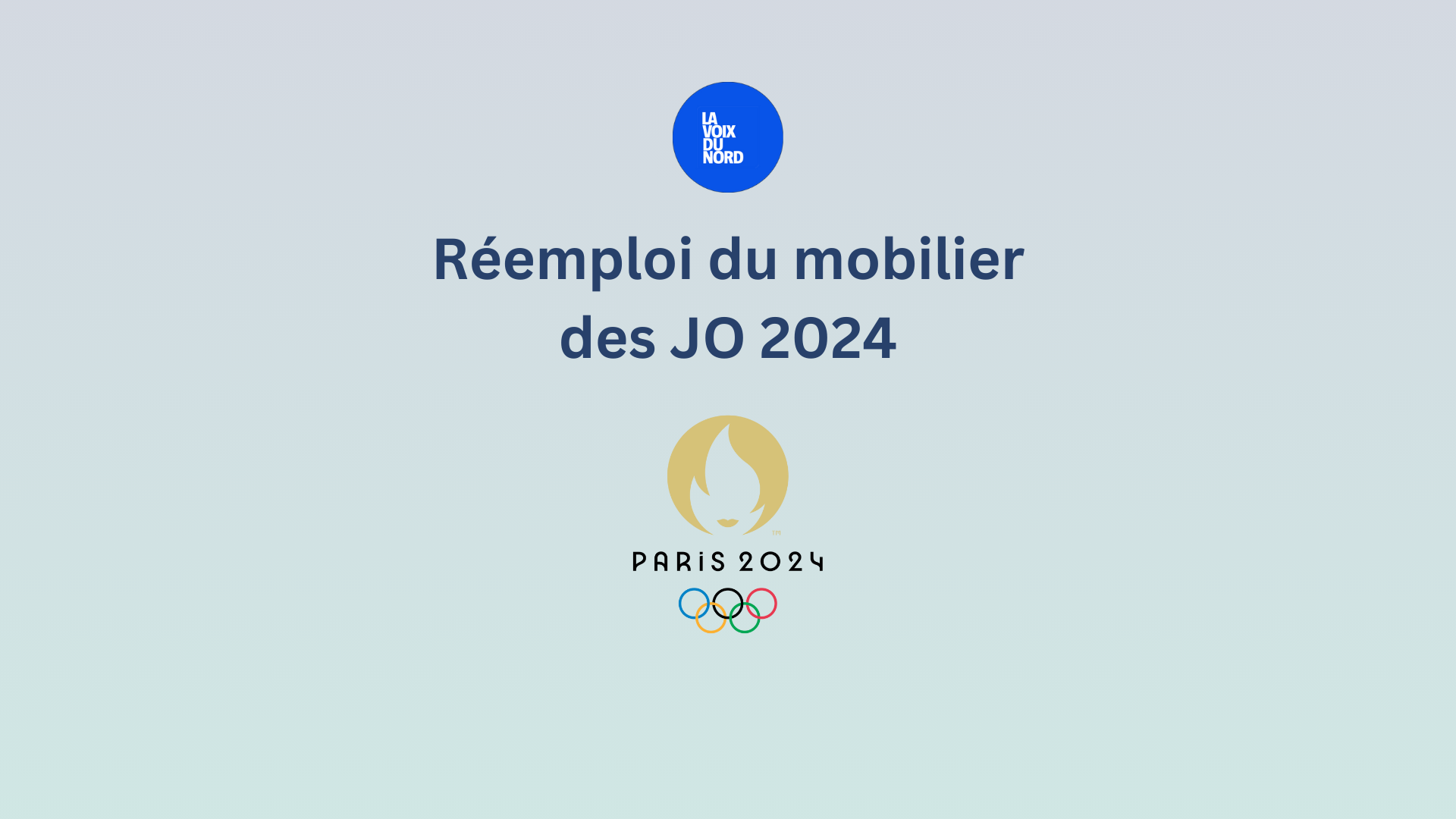 Réemploi du mobilier des JO 2024