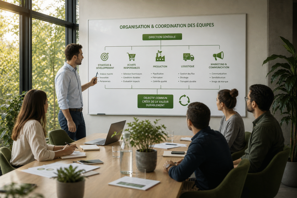 économie circulaire entreprise coordination équipes