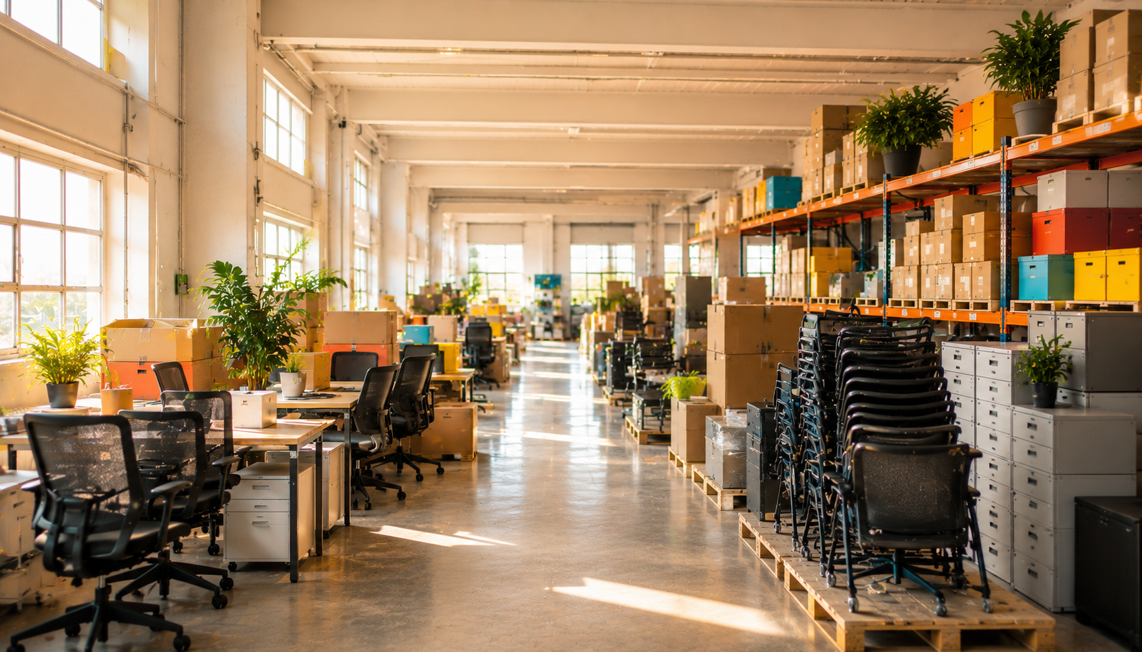 actifs inutilisés entreprise équipements stockés multi-sites